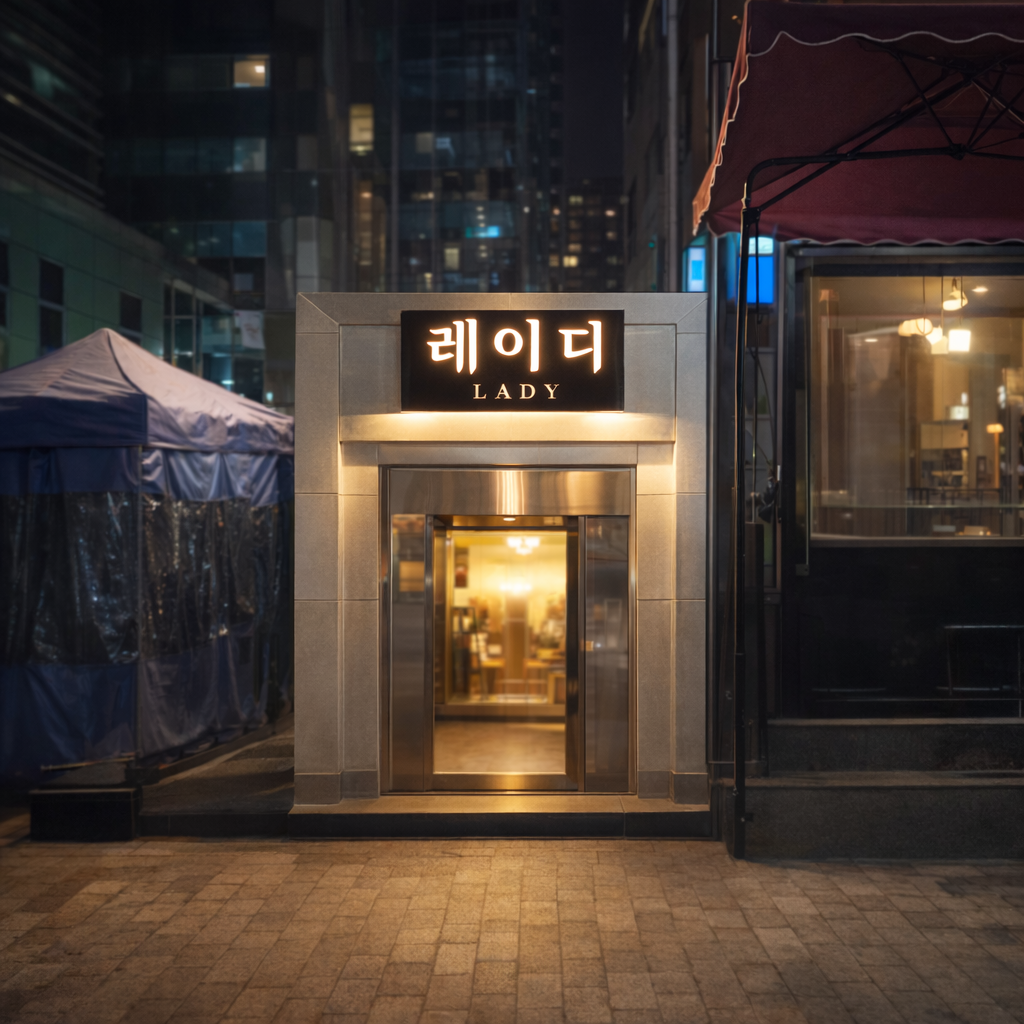 강남 레이디 · 공개 전시 이미지